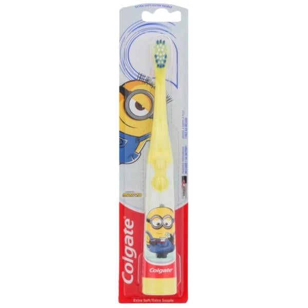 Зубна щітка дитяча електрична Colgate Minions на батарейках 3+ 1 шт.