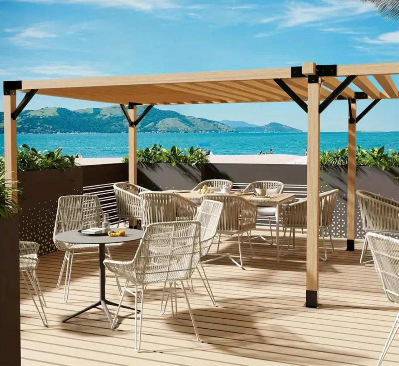 Укосина соединительная с углом 45° под брус 80х80 Черный