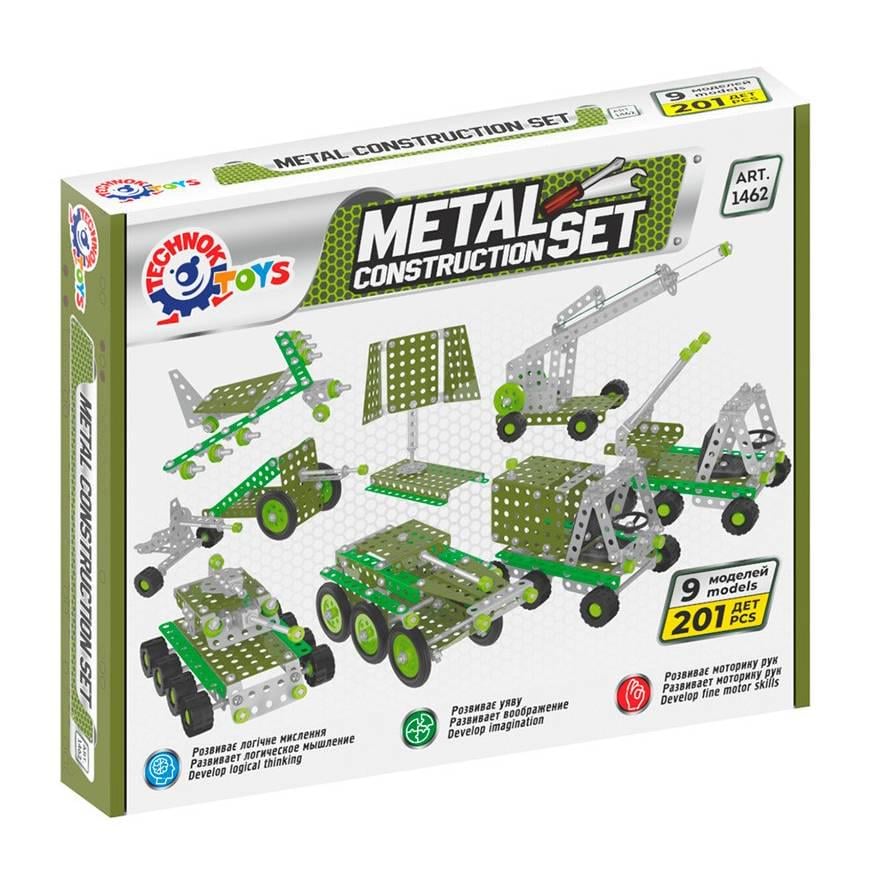 Конструктор металлический ТехноК Военная техника 201 деталь (1462TXK)