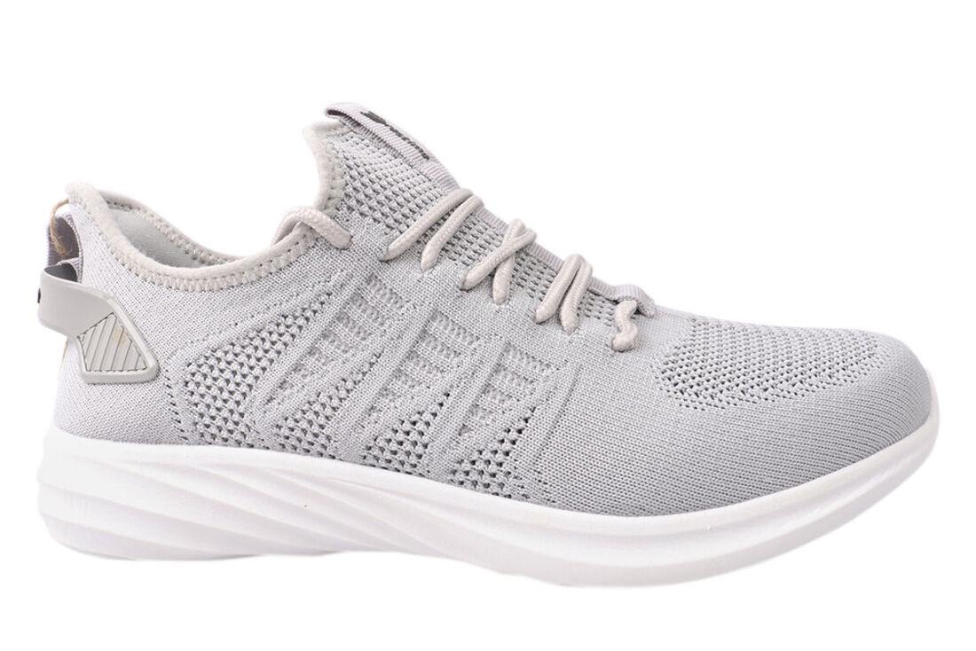 Кроссовки мужские Restime из текстиля на низком ходу на шнуровке р. 44 Серый (140-21LK) - фото 3 Кроссовки мужские Restime из текстиля на низком ходу на шнуровке р. 44 Серый (140-21LK) - фото 3