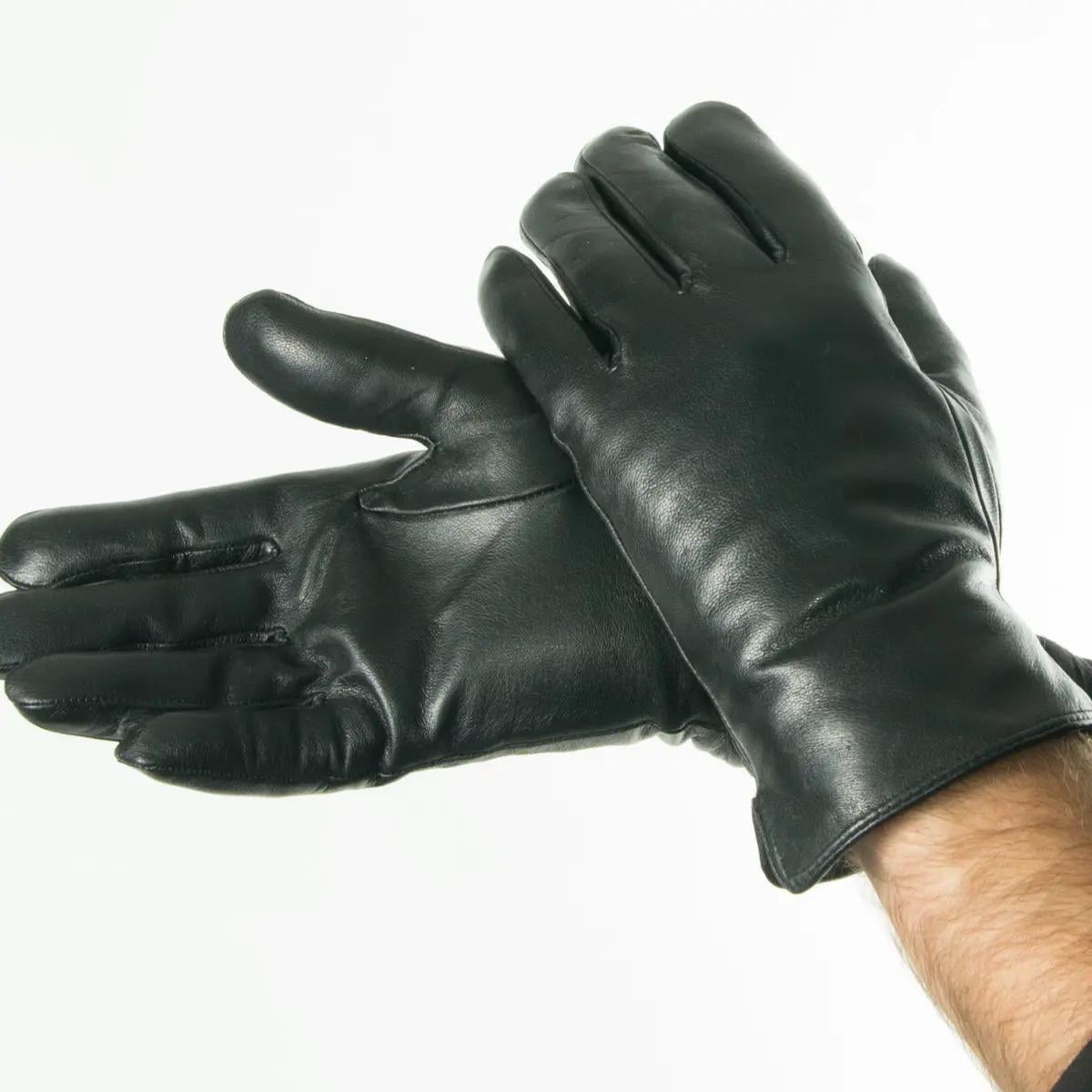 Перчатки зимние мужские из натуральной кожи S (18M6-3)