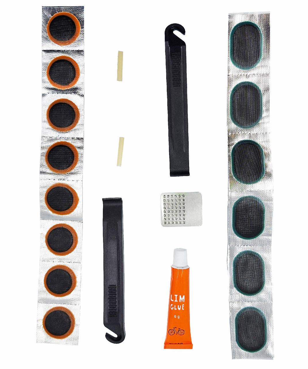 Ремкомплект Reumofands заплатки 14 шт. клей бортувальные лопатки в контейнере (G0001006)