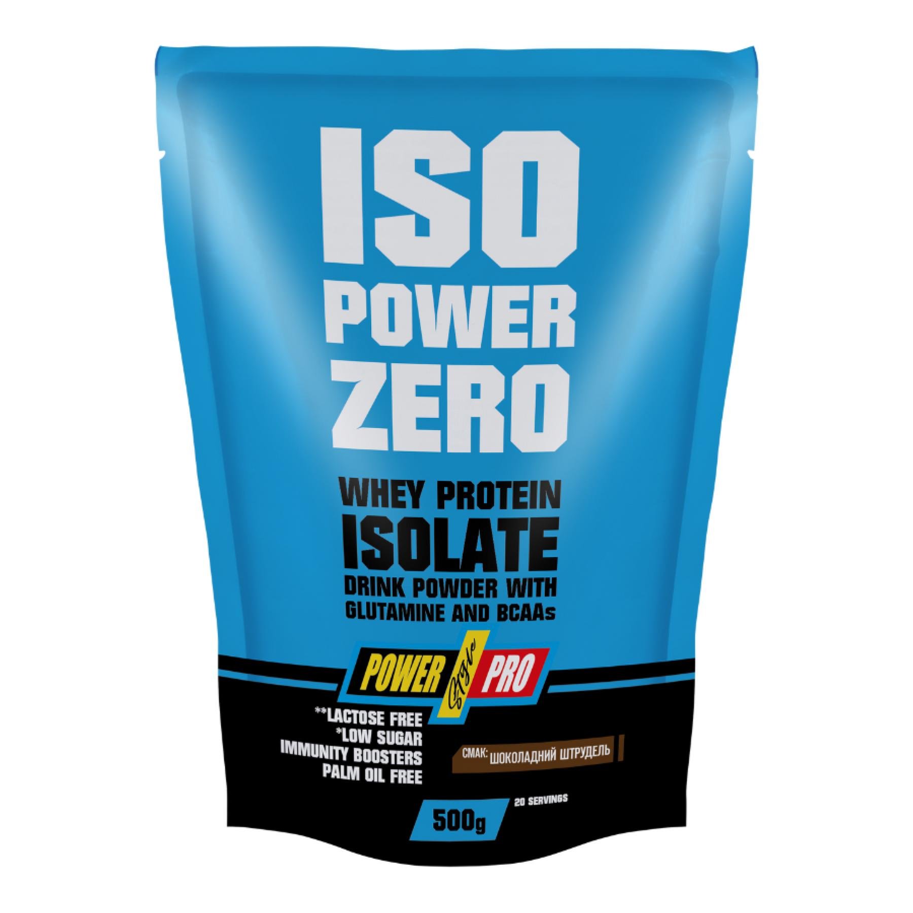 Протеїн ISO Power Zero 500 г Chocolate Strudel (2022-10-2516)