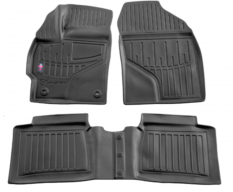 Коврики в салон Stingray для Toyota Prius ZHW30 2009-2015 с бортом ТЕП 4 шт. (5022164)