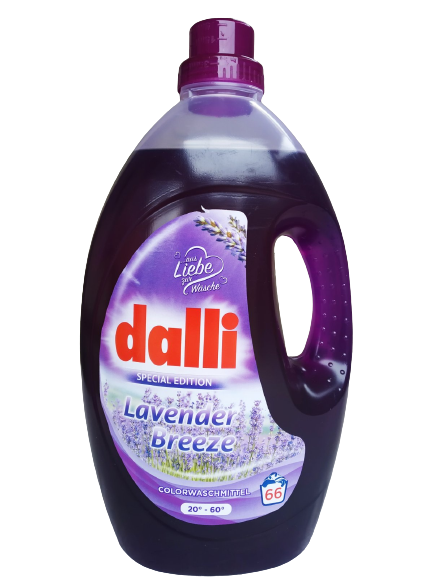 Гель для стирки цветных тканей Dalli Lavender Breeze 3,65 л 66 стирки