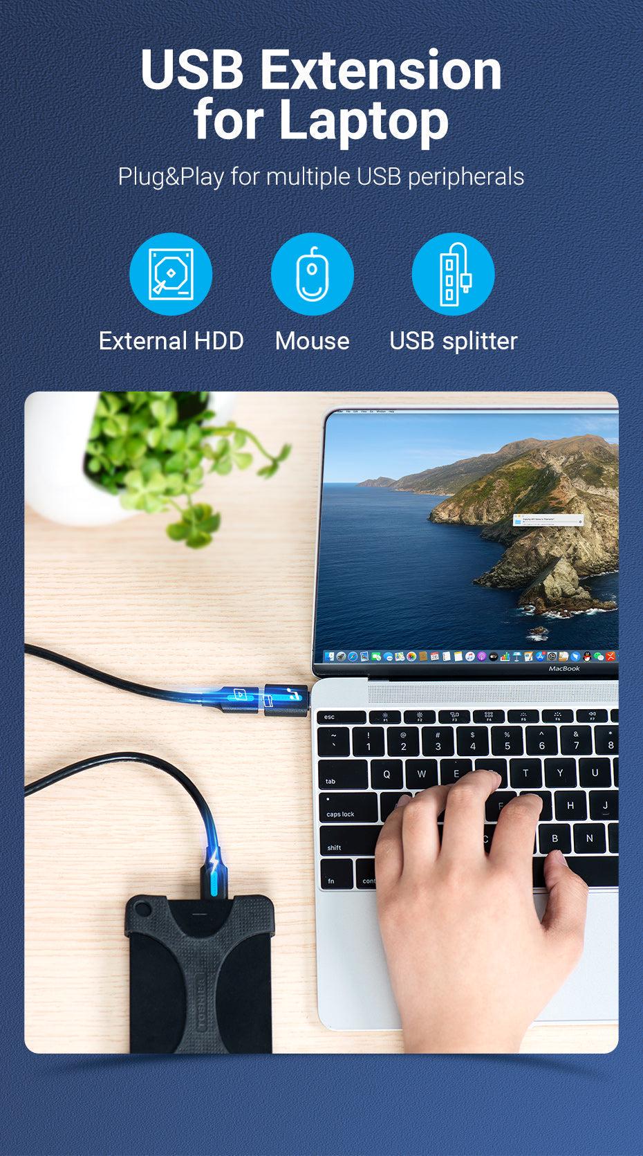 Перехідник Vention Type-C-USB 3.0 OTG 15W 3A/5V USB-C Thunderbolt на USB-A Чорний (CDUB0) - фото 8 Перехідник Vention Type-C-USB 3.0 OTG 15W 3A/5V USB-C Thunderbolt на USB-A Чорний (CDUB0) - фото 8