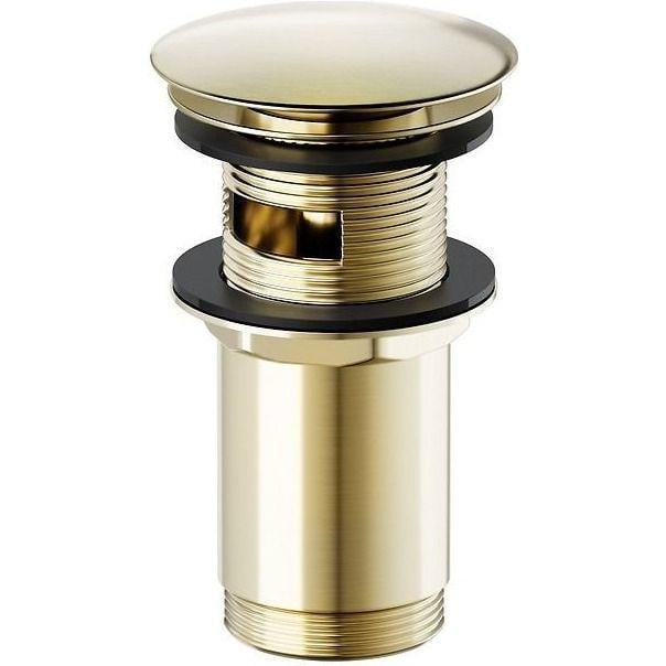 Клапан донный Cersanit Click-Clack для раковины 1 1/4" Золотой матовый (GRM-S951-702)