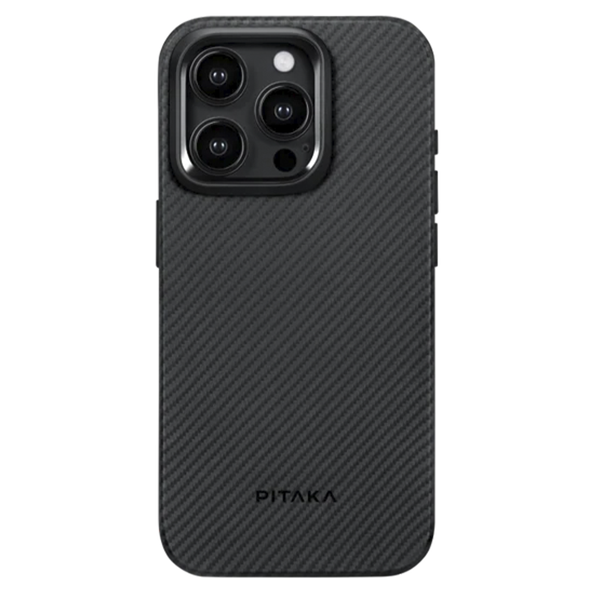 Чохол накладка Pitaka MagEZ Case Pro 4 Twill 600D for iPhone 15 Pro Black/Grey (KI1501PPA)