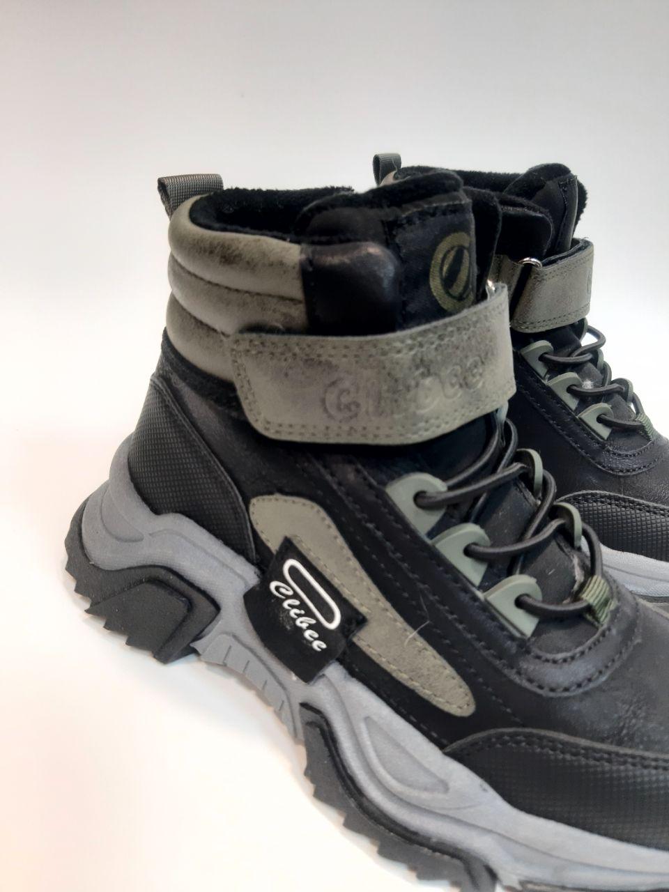 Черевики зимові Clibee для хлопчика р. 36 22,9 см Чорний (302 bl/gr) - фото 3 Черевики зимові Clibee для хлопчика р. 36 22,9 см Чорний (302 bl/gr) - фото 3