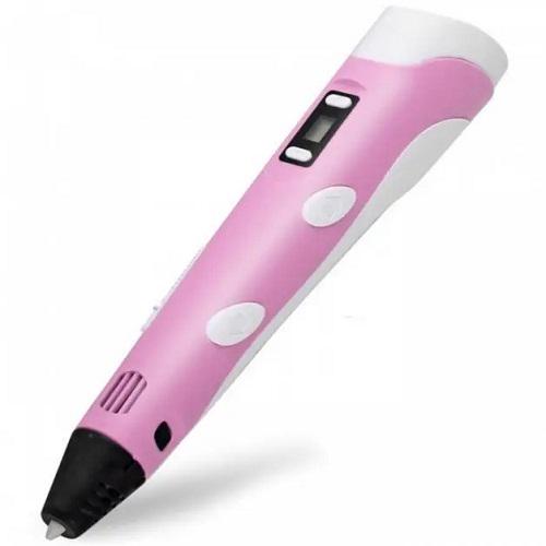 3D Ручка PEN-2 з LCD-дисплеєм Рожевий (1162605090_pink)