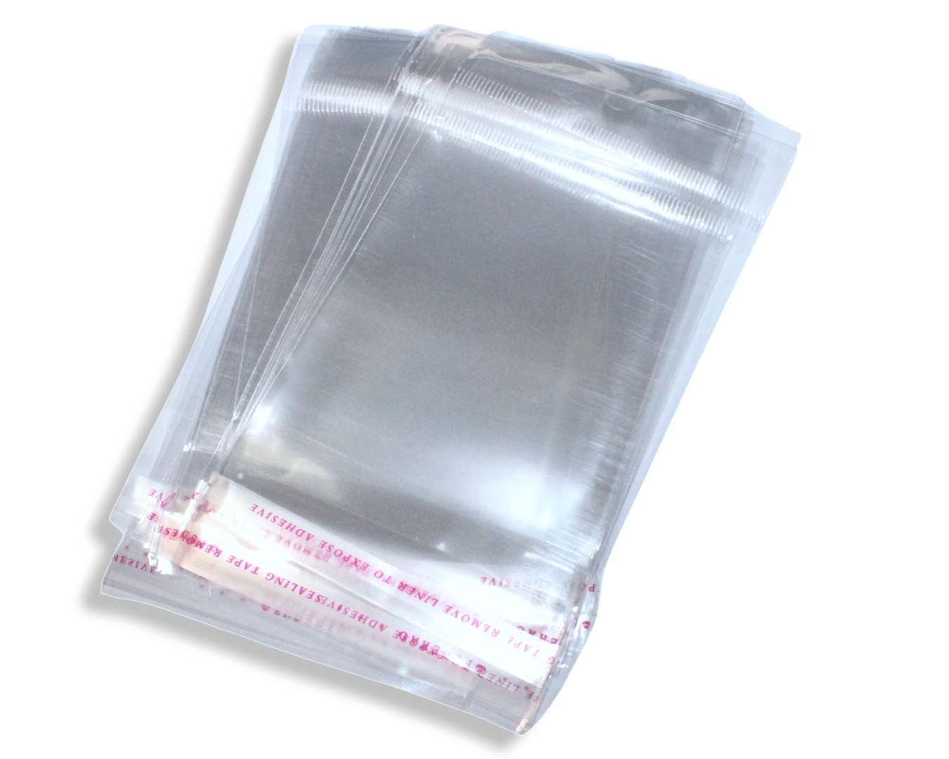 Пакети фасувальні поліетиленові з клейкою стрічкою 8х14 з отвором 20 шт. 0,3 мм