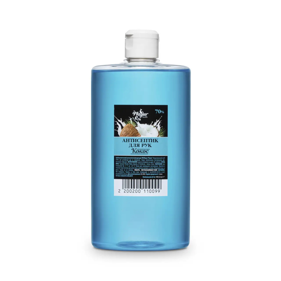 Антисептик для рук TM Mayur Кокос 1000 мл Антисептик для рук TM Mayur Кокос 1000 мл