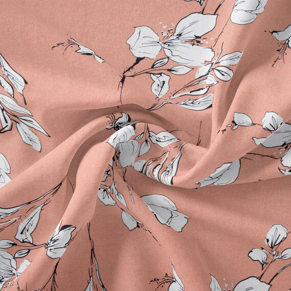 Ткань штапель твил IDEIA Лайла 1,5 м Карамель (2200004218670)