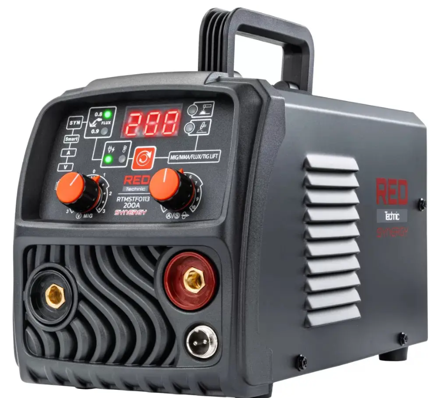 Инвертор сварочный Red Technic RTMSTF0113 2499571181 200 А MIG/MAG/MMA/TIG IGBT синергетический режим