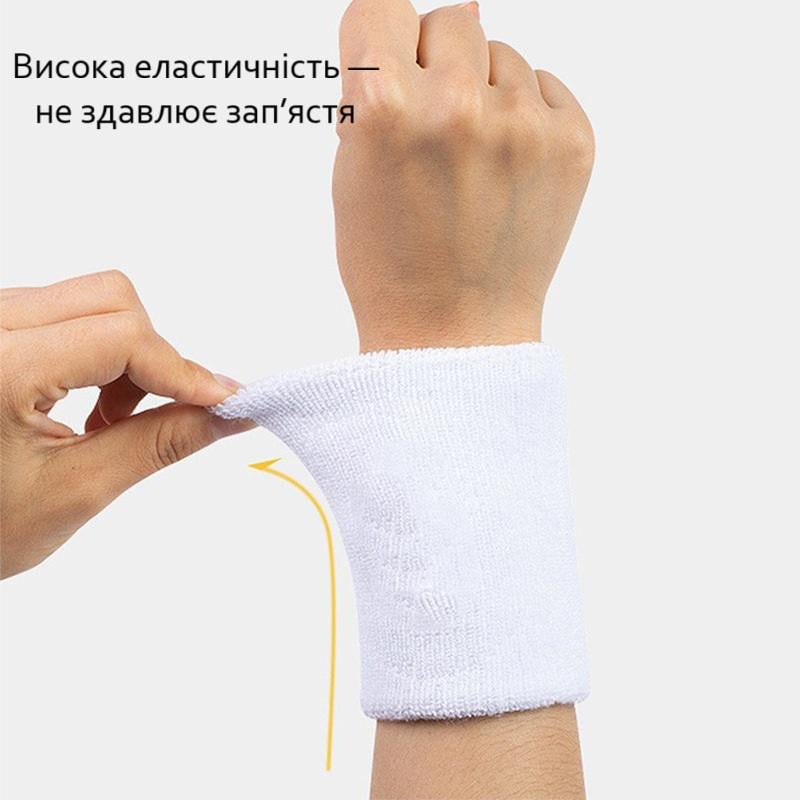 Напульсник ручной Белый (U9518) - фото 5 Напульсник ручной Белый (U9518) - фото 5