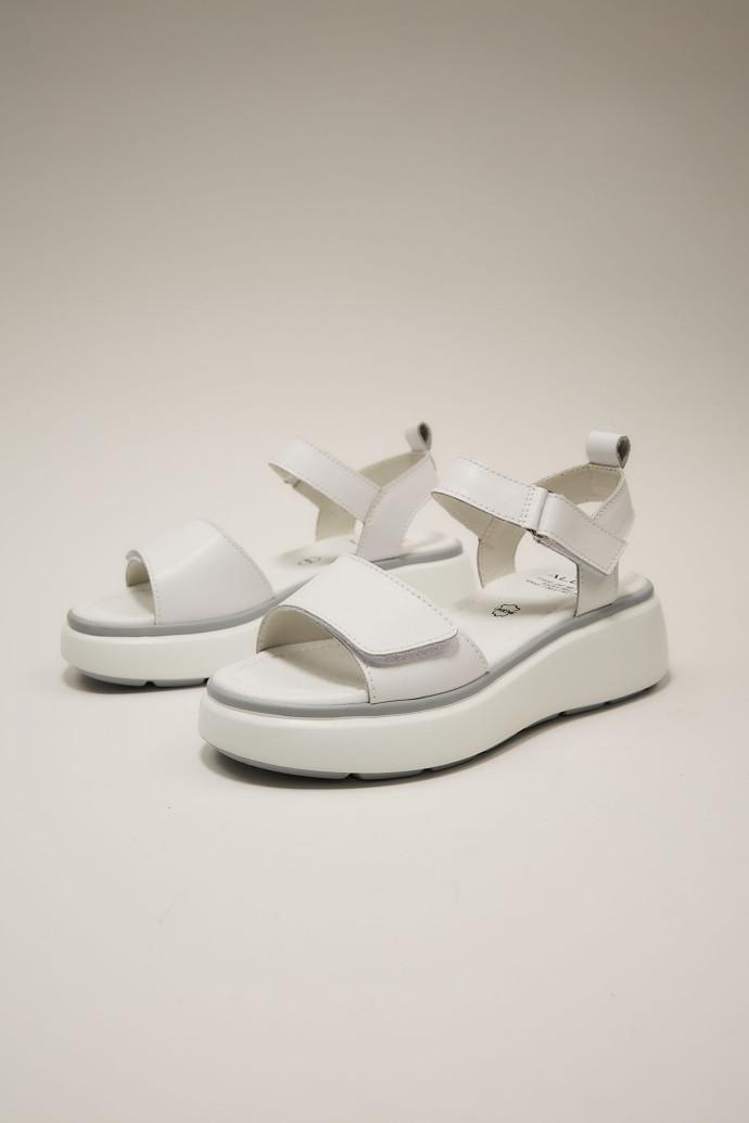 Босоніжки жіночі ALLSY шкіряні р. 36 Білий (195205) - фото 2 Босоніжки жіночі ALLSY шкіряні р. 36 Білий (195205) - фото 2