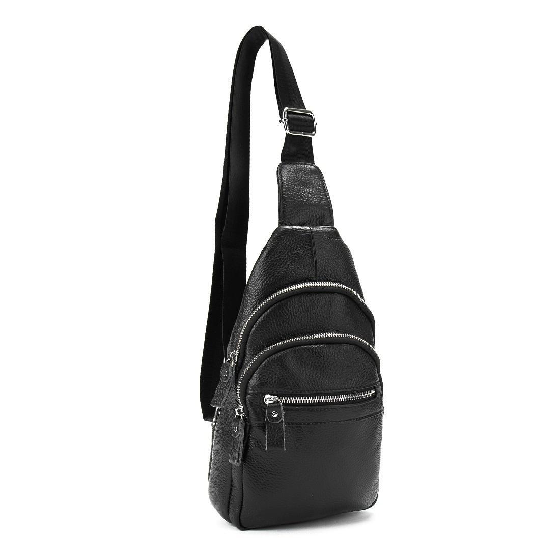 Мужская сумка через плечо Royal Bag M56-8643A Черный (7051)