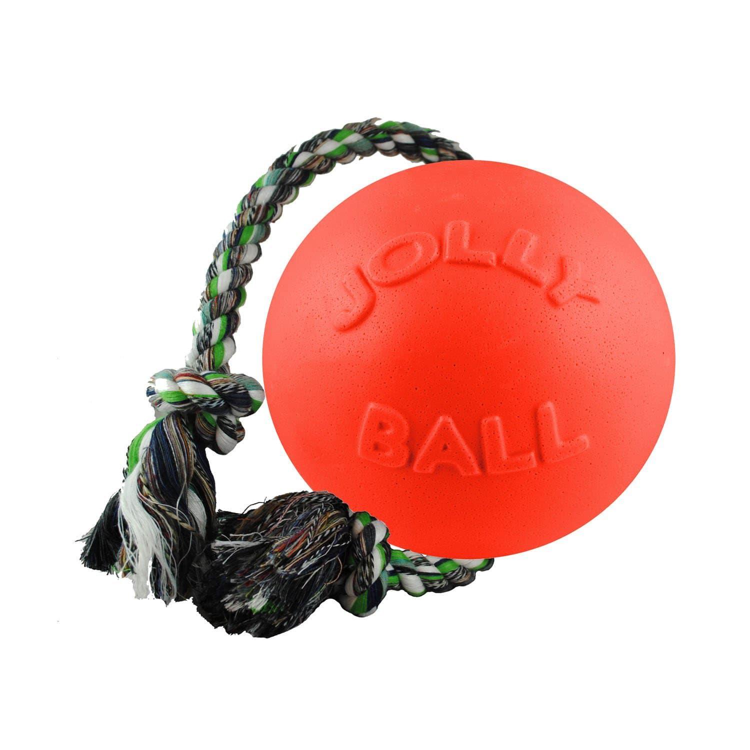 Игрушка для собак Jolly Pet Romp-n-Roll 15 см с канатом Оранжевый (26665) Игрушка для собак Jolly Pet Romp-n-Roll 15 см с канатом Оранжевый (26665)