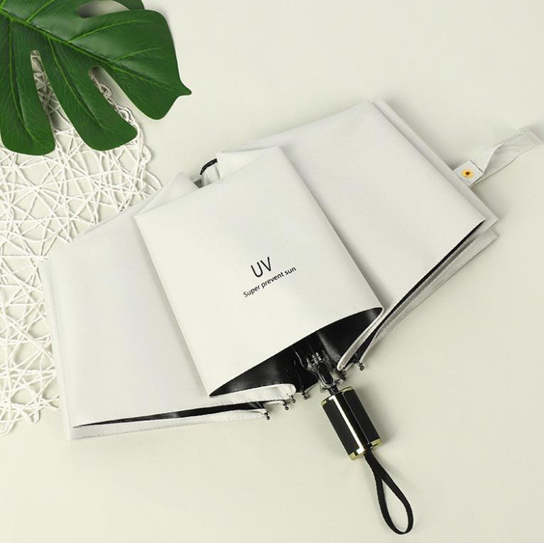 Парасолька складна 14319 98 см Білий (4786312)