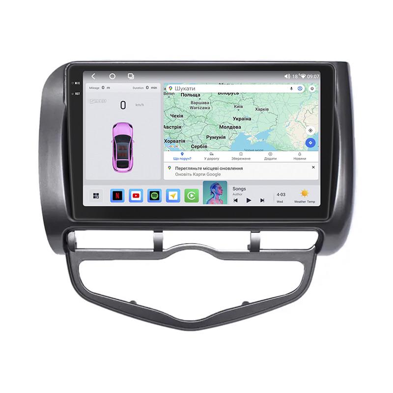 Автомагнитола штатная Lesko QLED CarPlay/4G/Wi-Fi/GPS/360° для Honda Fit I Auto AC 2001-2008 4/64Gb 9" (2351488691)