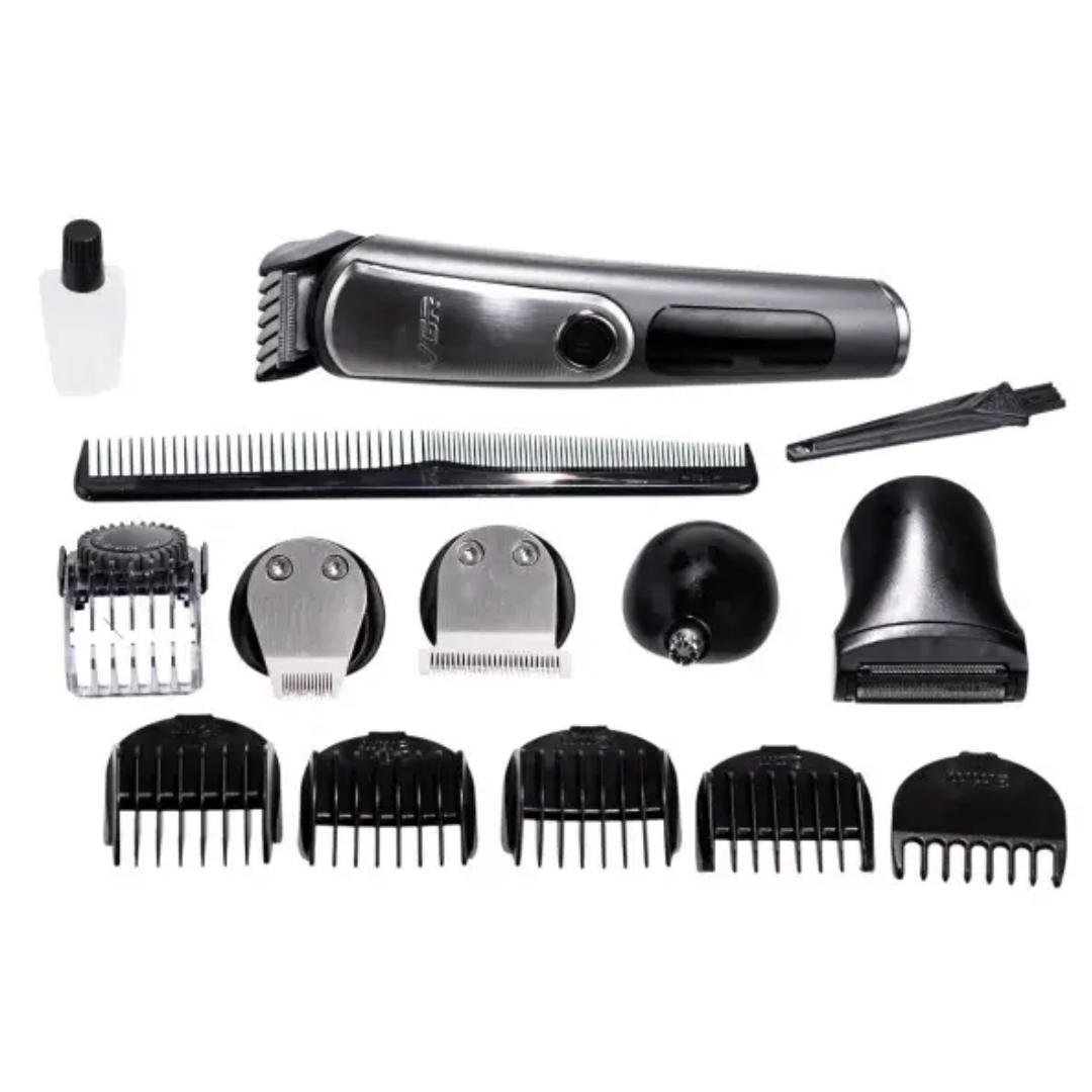 Набір для стрижки волосся VGR V-105 акумуляторний Чорний - фото 4 Набір для стрижки волосся VGR V-105 акумуляторний Чорний - фото 4