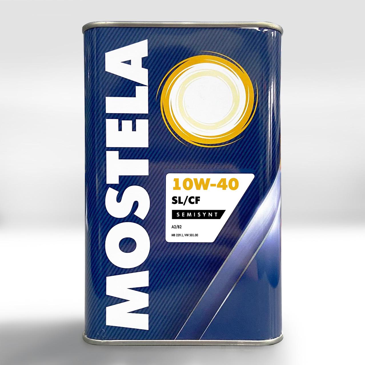 Моторна олива Mostela SemiSynt 10W-40 A2/B2 1 л (041)
