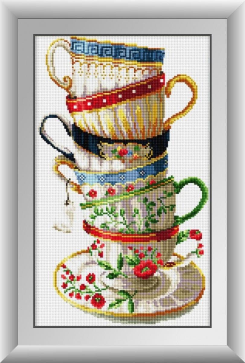 Алмазная мозаика Dream Art Набор кофейных чашек 29x48 см (DA.30001)
