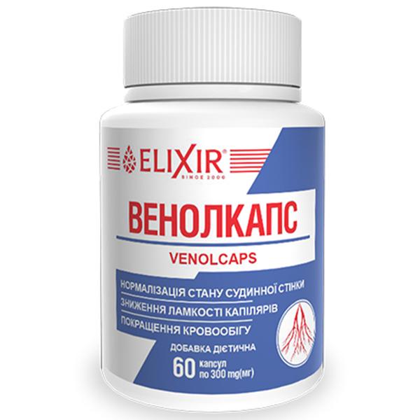 Комплекс для профилактики давления и кровообращения Elixir Venolcaps 60 капс. (000025456)