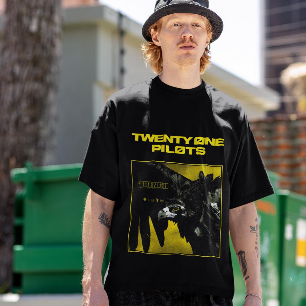 Футболка унисекс Twenty One Pilots Trench 4XL Черный (00000009617)