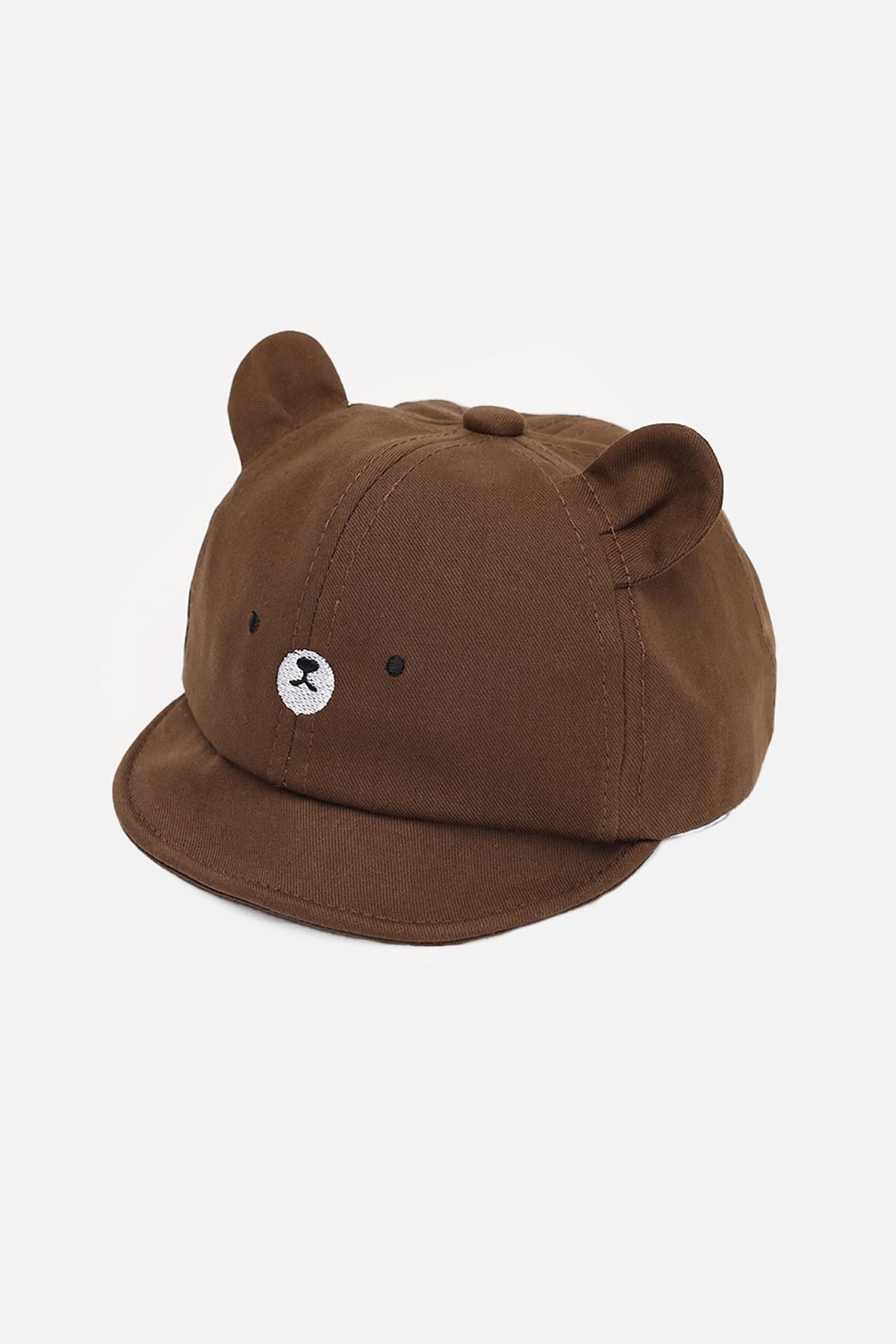 Бейсболка для мальчика ЦБ-00279096 р. 46-48 Кофейный (SKT001071606)