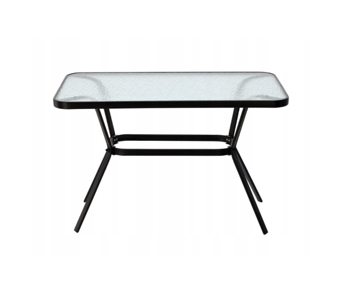 Стол садовый GardenLine для террасы/балкона 110x60x70 см Черный (NEO9949)