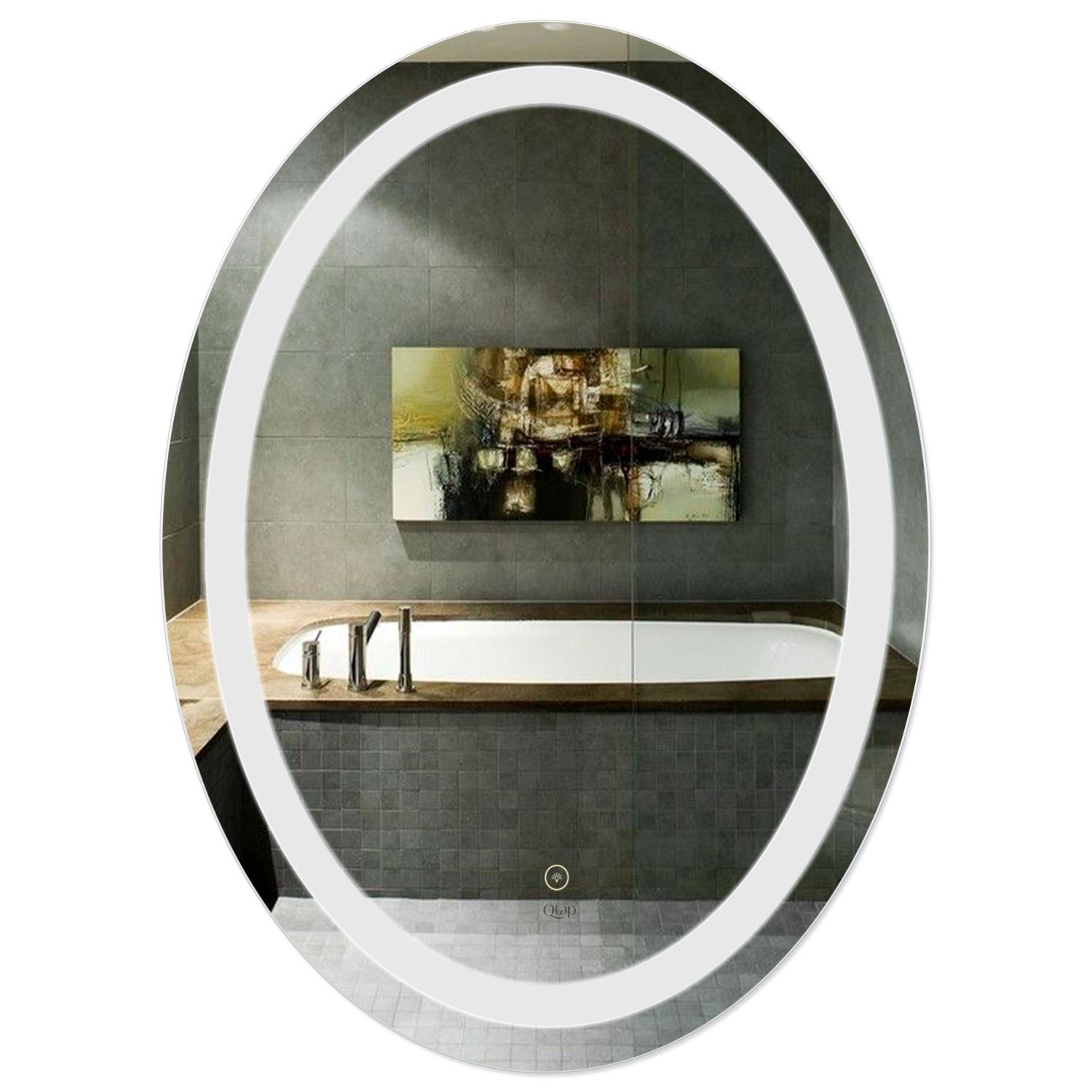 Зеркало Q-tap Mideya QT2078A805W c LED подсветкой 69x49 см (76769)