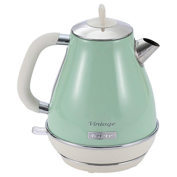 Электрочайник Ariete 2869 GR Vintage 1,7 л 2000 Вт Stainless Steel Green (00C286904AR0)