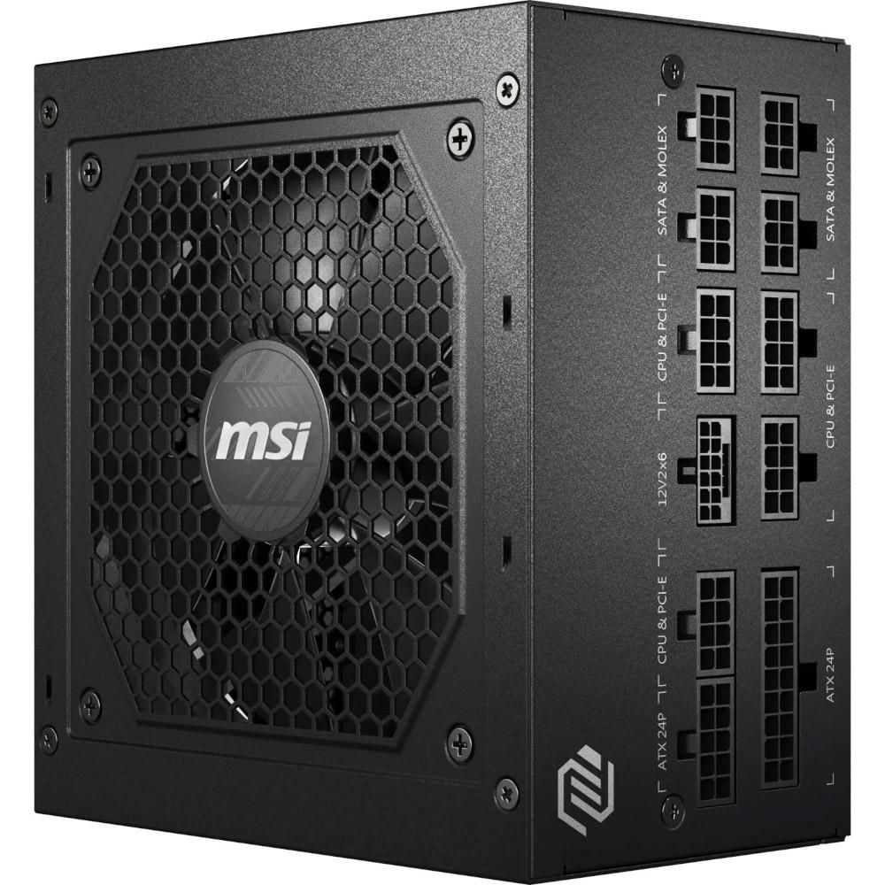 Блок питания модульный MSI MAG A750GL PCIE5 ATX 3.1 750W 80+ Gold Black (29424534) - фото 6 Блок питания модульный MSI MAG A750GL PCIE5 ATX 3.1 750W 80+ Gold Black (29424534) - фото 6