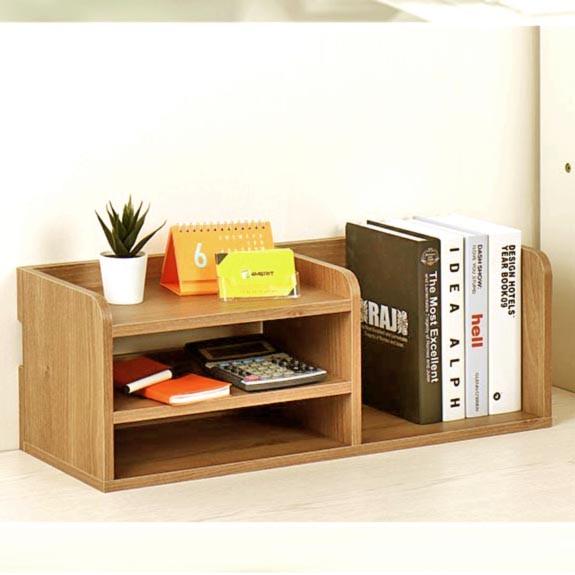 Полка книжная настольная из дерева Тасиона Сиена (КПА-037005)