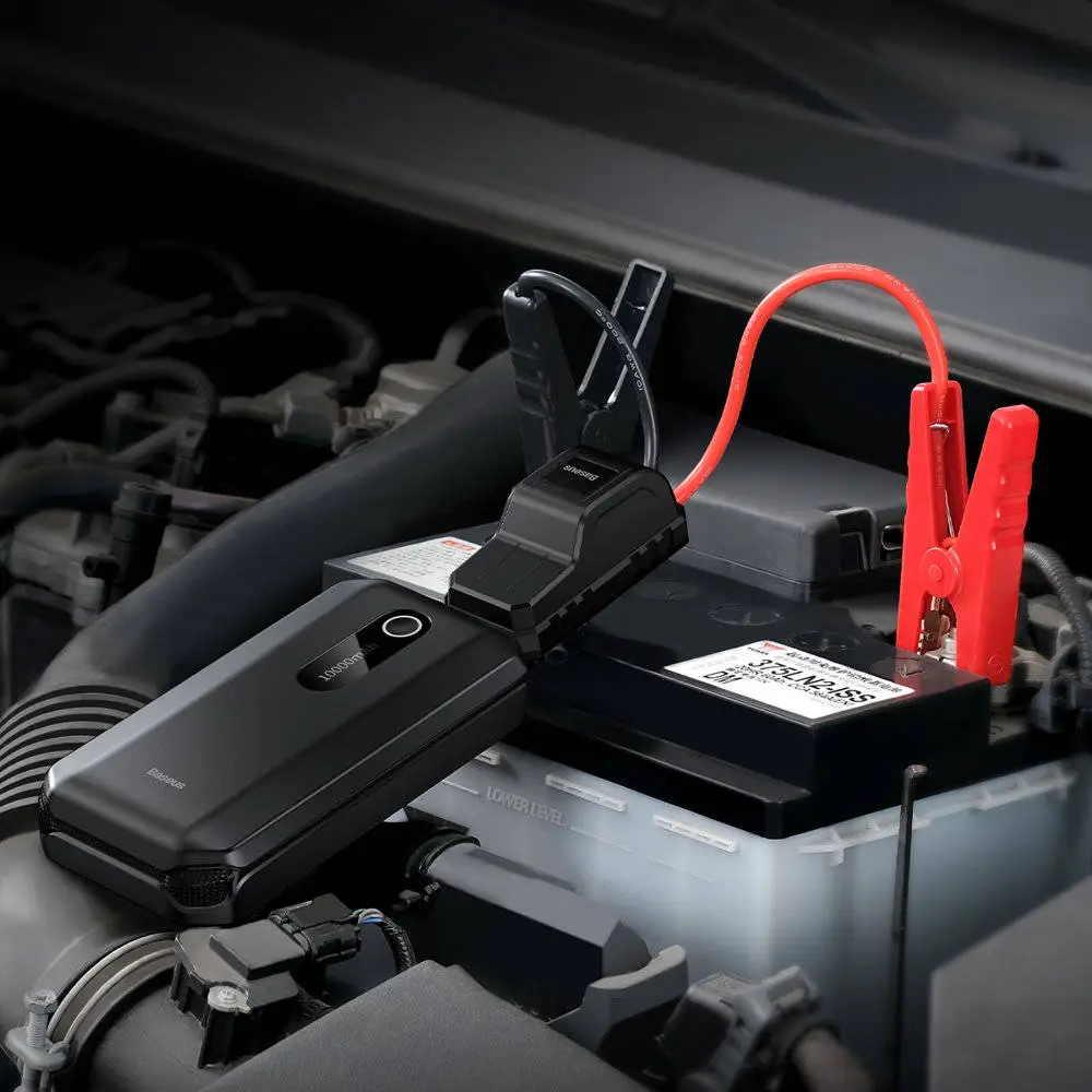 Пуско-зарядное устройство Baseus Super Energy Air Car Jump Starter 10000mAh Black (CGNL020101) - фото 2