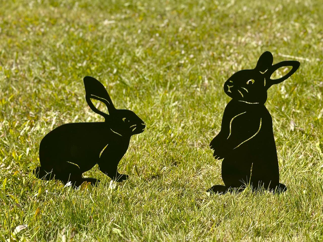 Садовая фигура Пара кроликов для двора/террасы (DCR012) - фото 2