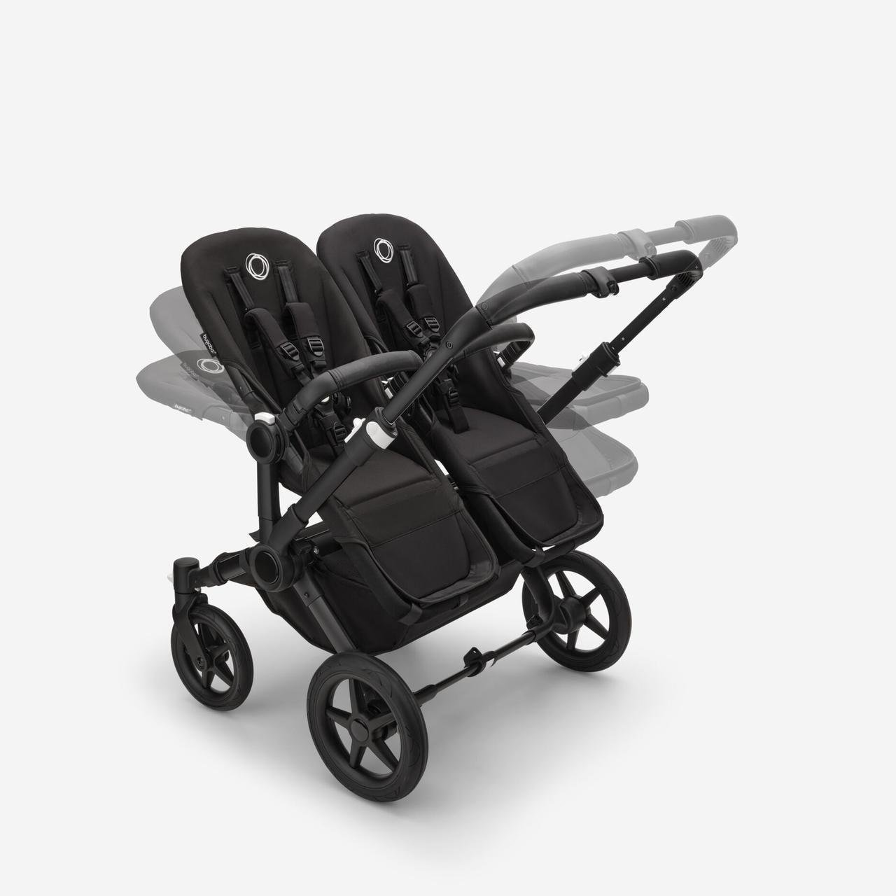 Коляска Bugaboo DONKEY5 TWIN 2в1 Серо-розовый (100002028BlGMP) - фото 5