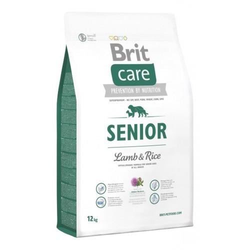 Сухий корм для літніх собак усіх порід Brit Care Senior All Breed Lamb & Rice 3 кг (8595602510016)