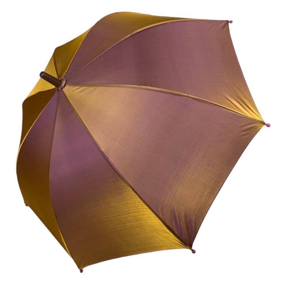 Зонтик-трость детская Max хамелеон однотонный Золотисто-розовый (034-1)