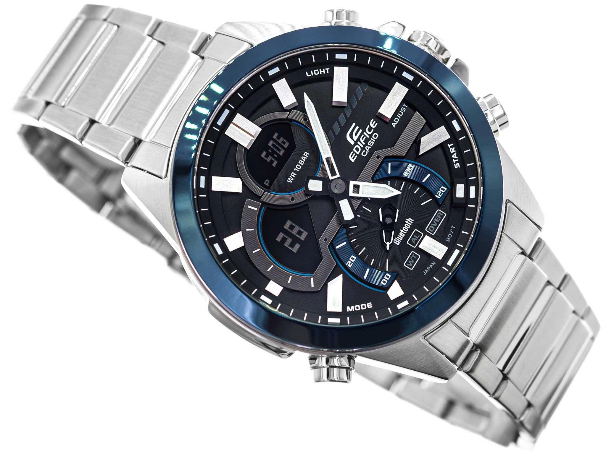 Часы Casio Edifice ECB-30DB-1AEF (8466) - фото 6 Часы Casio Edifice ECB-30DB-1AEF (8466) - фото 6