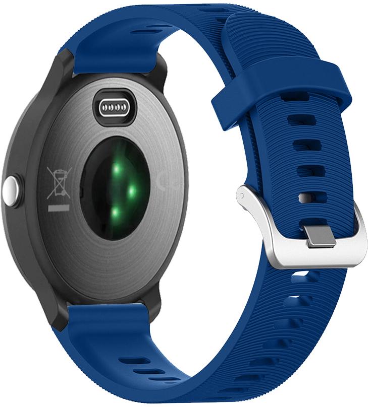 Ремешок Bend для Garmin Vivoactive 3 Dark blue (17985)