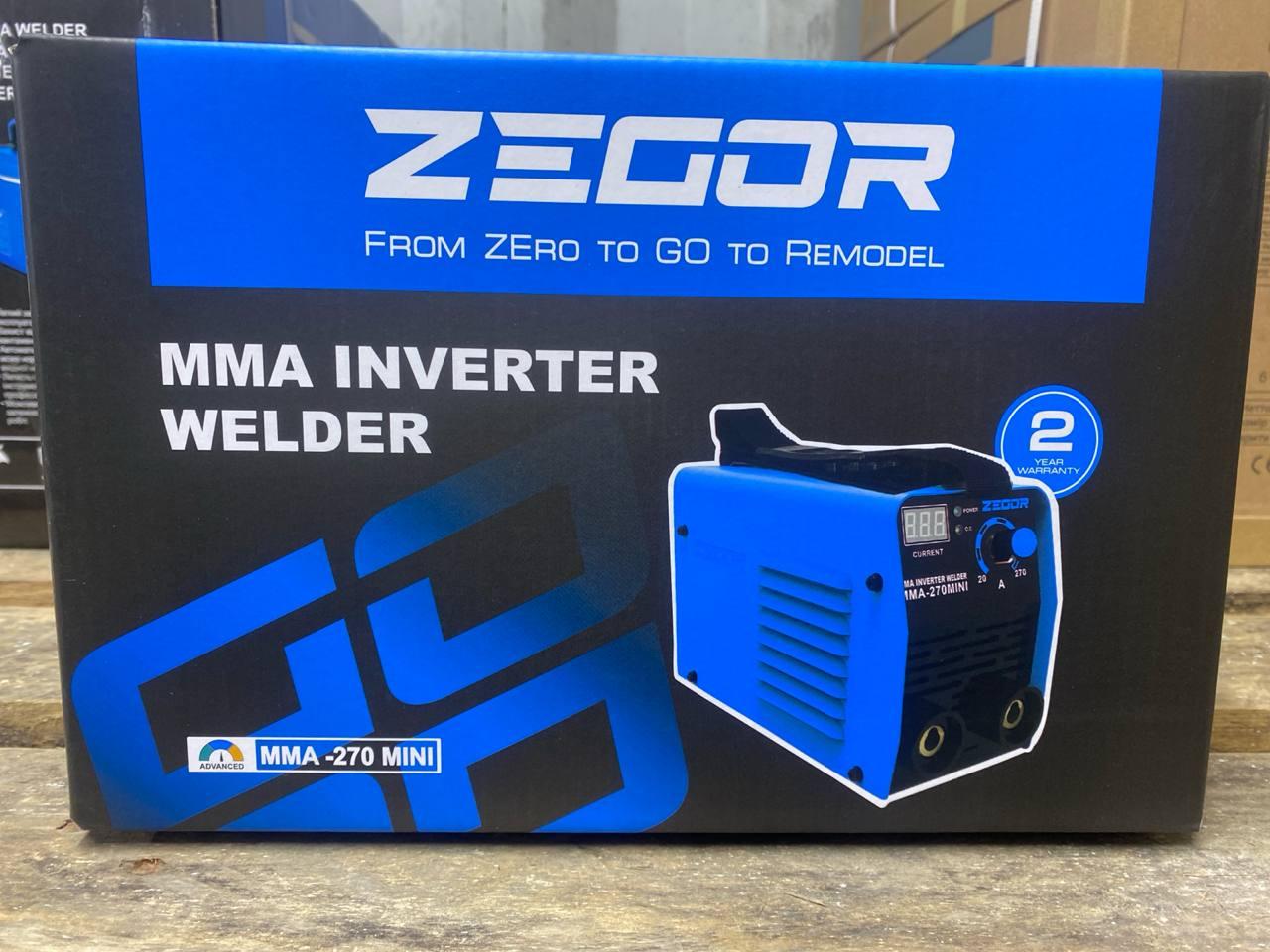 Сварочный аппарат Zegor MMA-270 MINI/инверторный IGBT дисплей/3,87 кВА - фото 10 Сварочный аппарат Zegor MMA-270 MINI/инверторный IGBT дисплей/3,87 кВА - фото 10