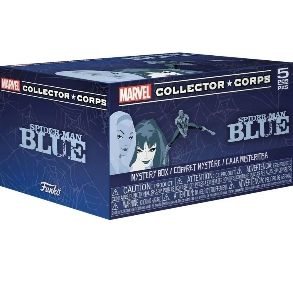 Коробка Funko Pop Marvel Collector Corps Человек Паук Blue Box XL (76611)