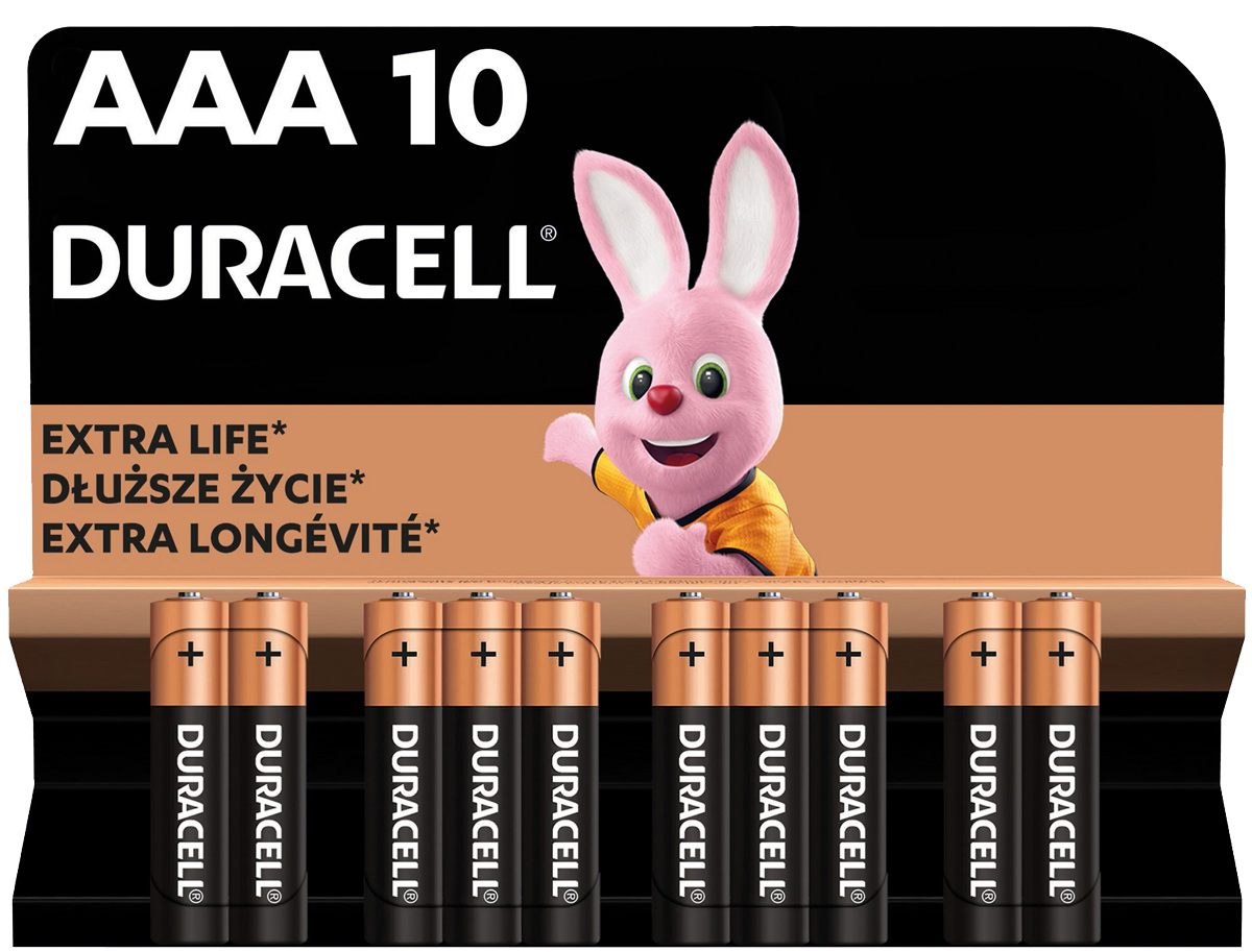 Батарейка Duracell LR03 MN2400 1х10 шт. (UG-5002509/5006462/5014477/5016486)