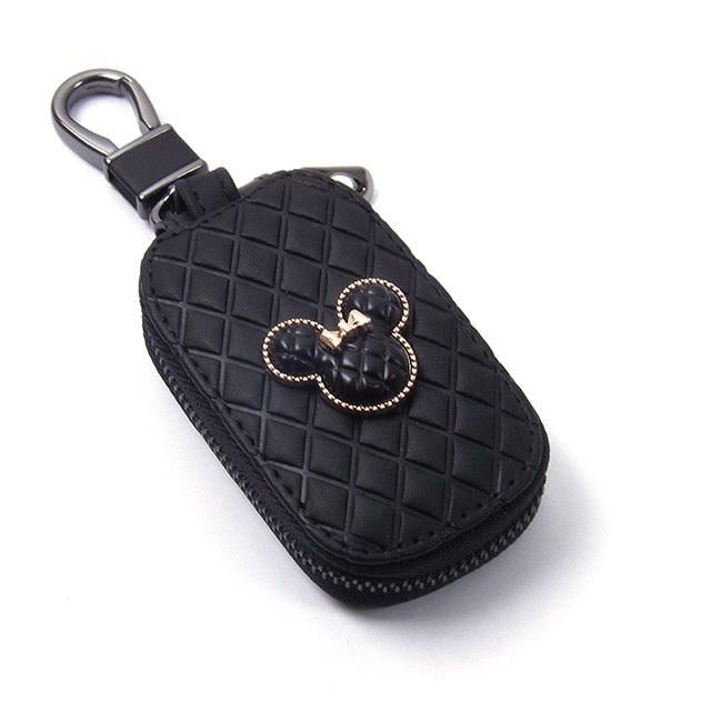 Чехол для ключей с карабином Микки Маус ромбы (624973)