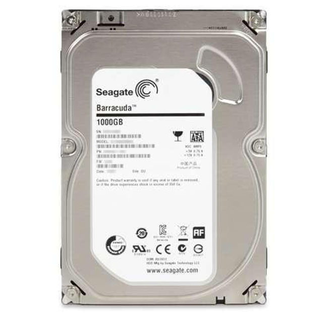 Накопитель HDD Seagate BarraCuda SATA 1,0 Tb 7200,14 7200rpm 64 Mb (+ST1000DM003+)