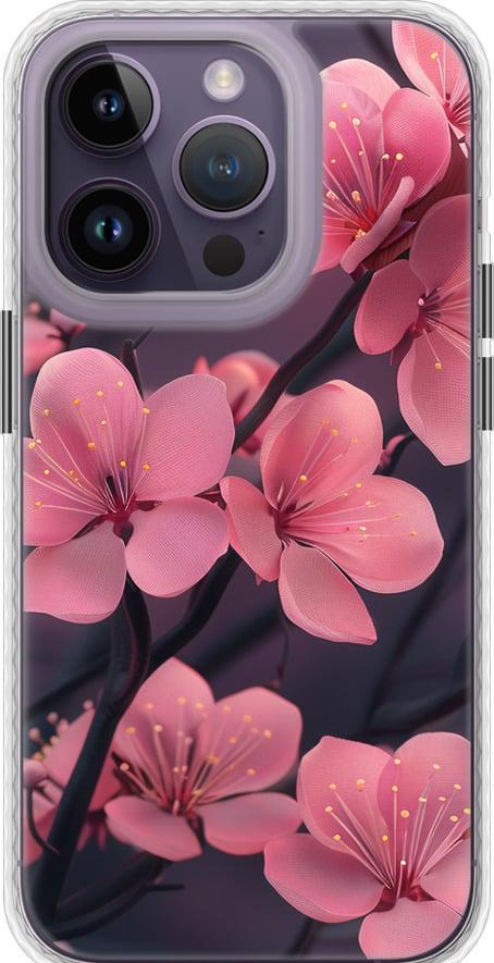 Чехол на iPhone 14 Pro Пурпурная сакура (6075pc-2646-42517) Чехол на iPhone 14 Pro Пурпурная сакура (6075pc-2646-42517)