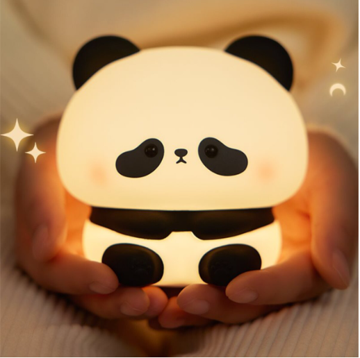 Нічник cвітлодіодний Valeso силіконовий бездротовий Панда товстунчик USB (K1159) - фото 5 Нічник cвітлодіодний Valeso силіконовий бездротовий Панда товстунчик USB (K1159) - фото 5