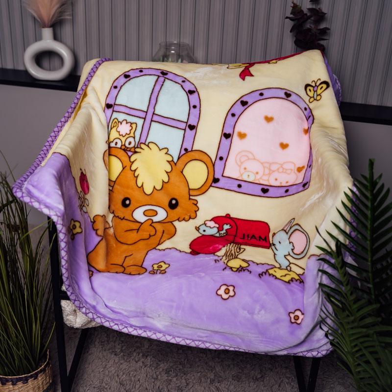 Плед Варежка Лавандовый (7052)